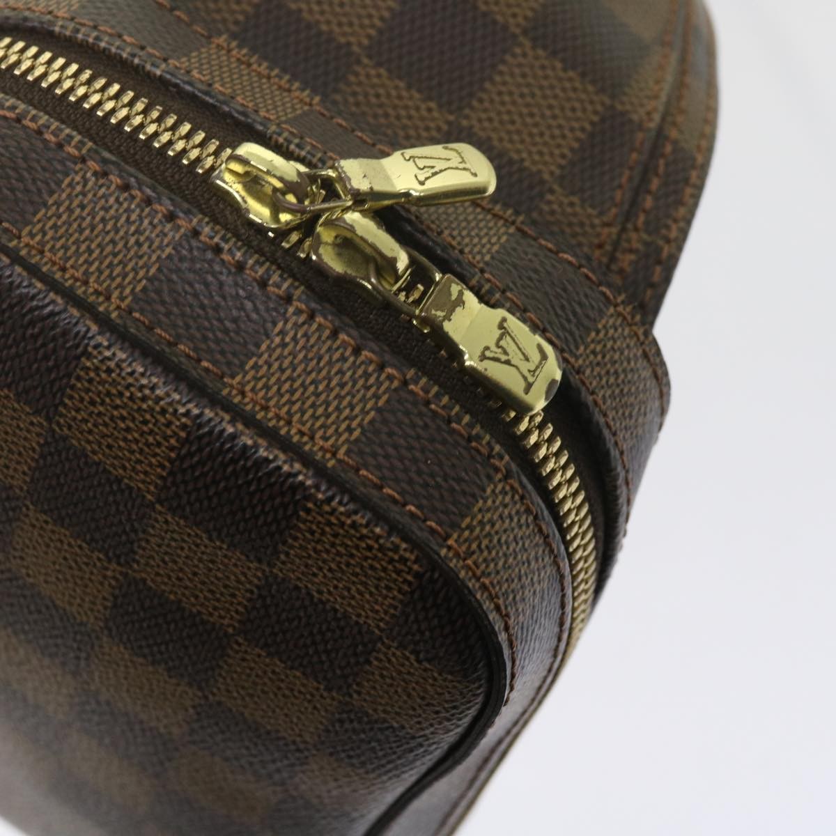 Louis Vuitton Geronimos Waist Bag Damier, BROWN, CANVAS, Travel bag