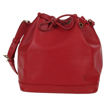 Louis Vuitton Petit Noe Handbag Epi Leather, Red, Leather, Shoulder Bag