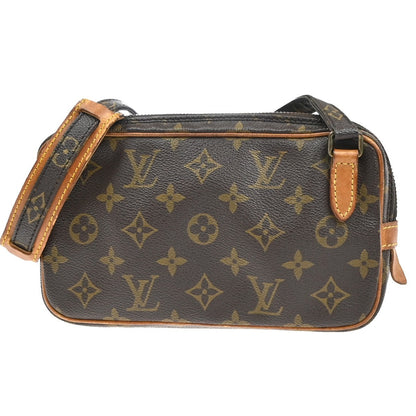 Louis Vuitton Pochette Marly Bandouliere Bag Monogram Canvas, Brown, Canvas, Shoulder Bag