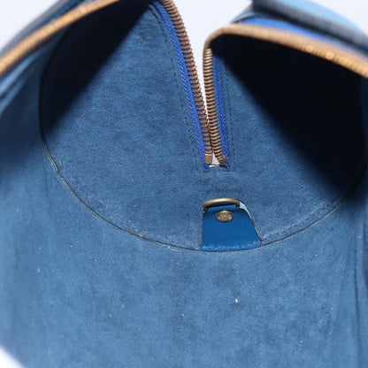 Louis Vuitton Soufflot Handbag Epi Leather, BLUE, LEATHER, Shoulder bag