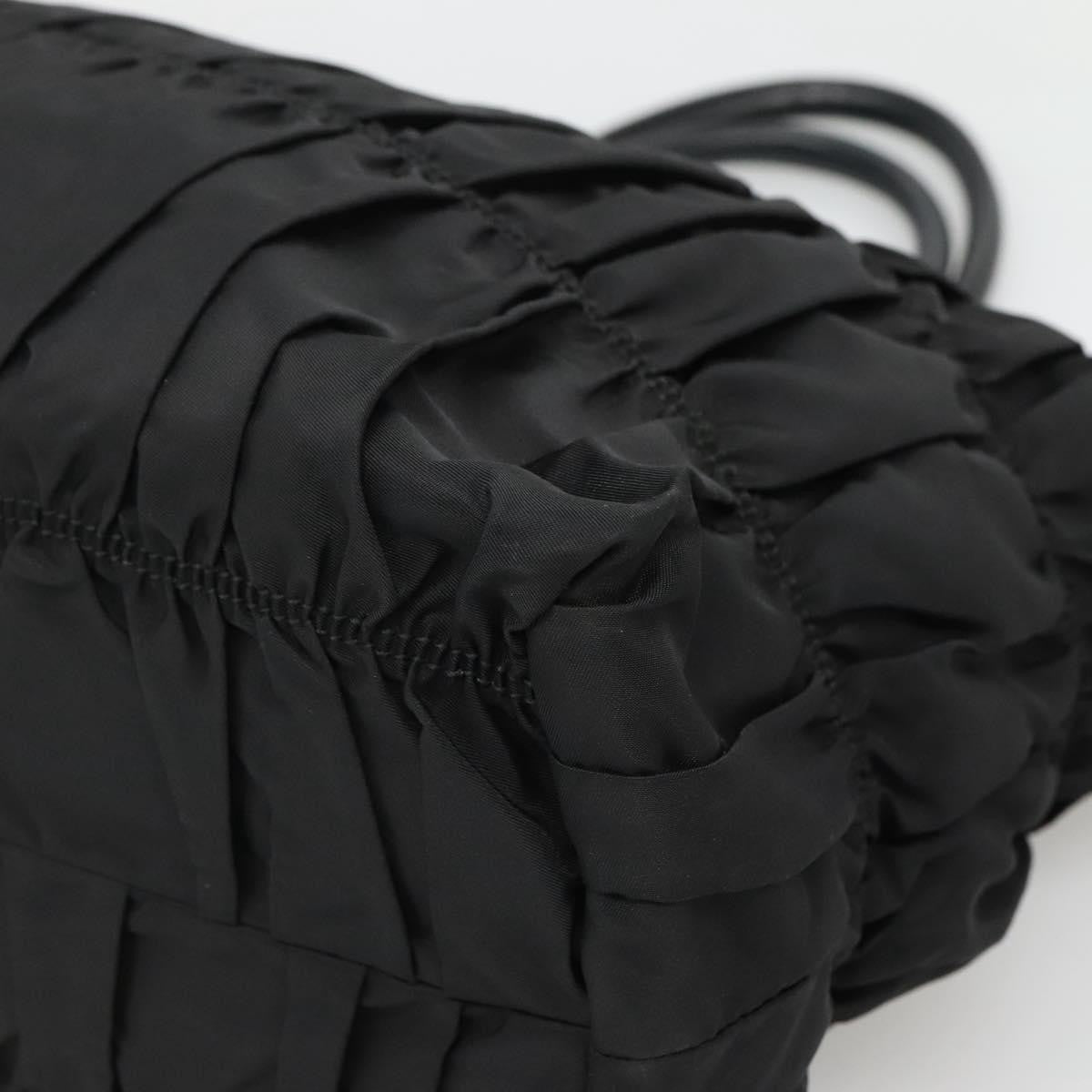 Prada Gaufre Tote Tessuto, Black, Nylon, Tote Bag