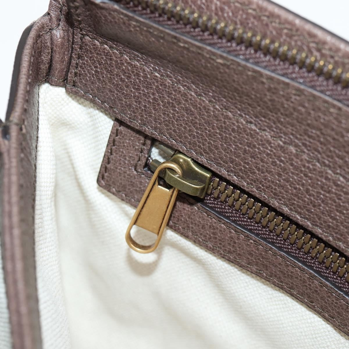 Gucci Ophidia Zip Shoulder Bag GG Coated Canvas, BEIGE, CANVAS, Shoulder bag