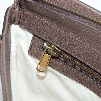 Gucci Ophidia Zip Shoulder Bag GG Coated Canvas, BEIGE, CANVAS, Shoulder bag