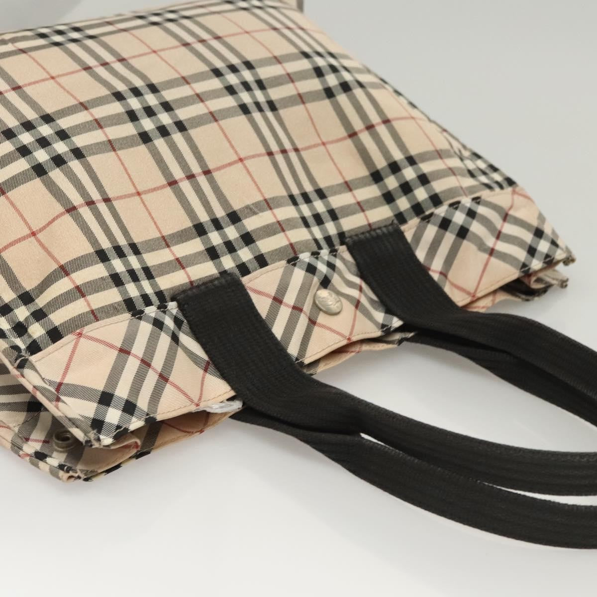 Burberry Nova Check Tote Nylon, BEIGE, NYLON, Tote bag