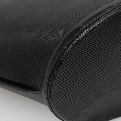 Louis Vuitton Saint Jacques Handbag Epi Leather, BLACK, LEATHER, Shoulder bag