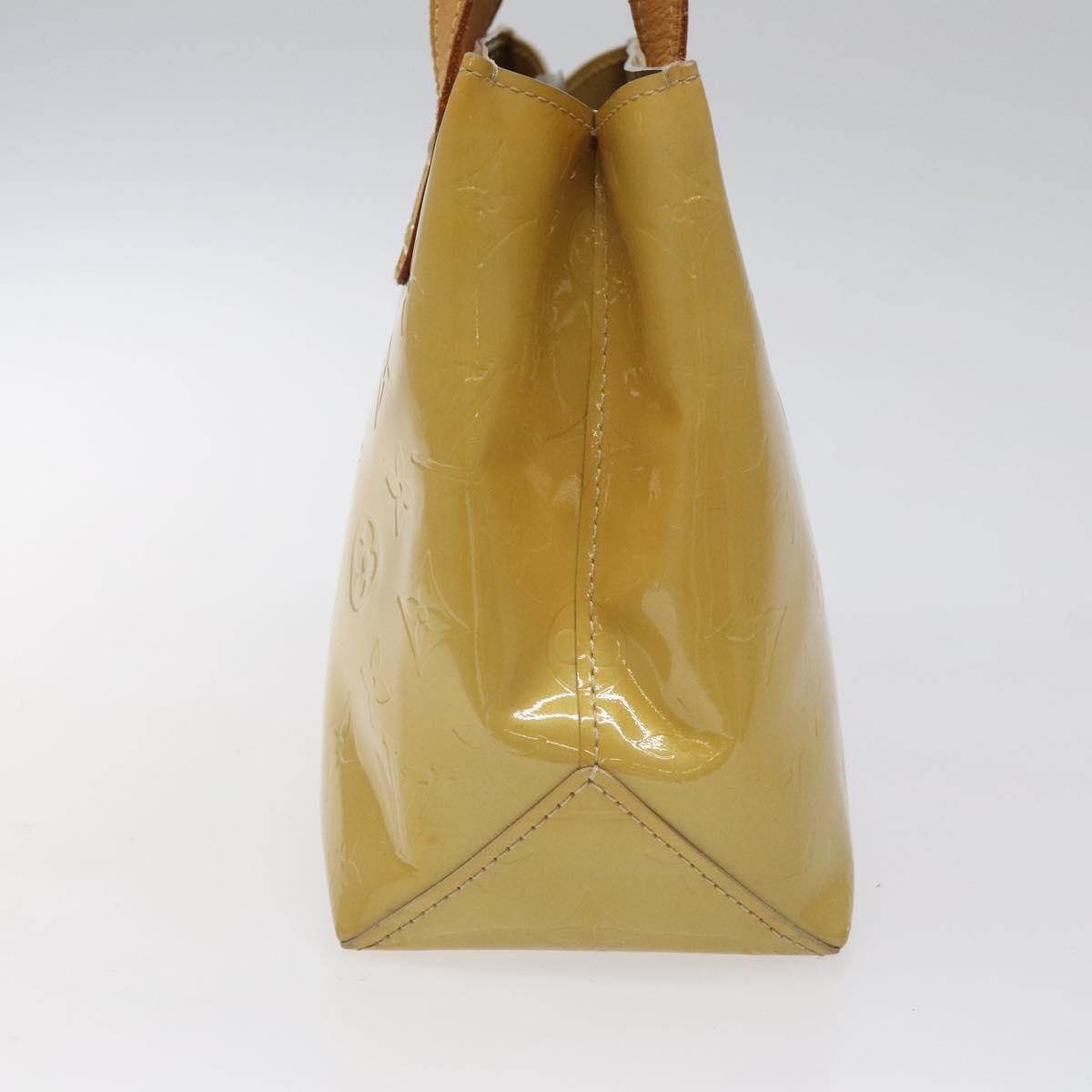 Louis Vuitton Reade Handbag Monogram Vernis, BEIGE, PATENT_LEATHER, Handbag