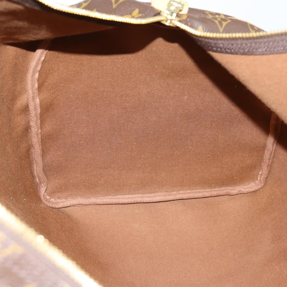 Louis Vuitton Keepall Bag Monogram Canvas, BROWN, CANVAS, Travel bag