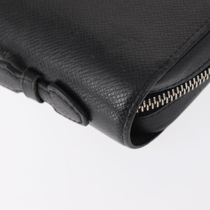 Louis Vuitton Zippy XL Taiga Leather, BLACK, LEATHER, Wallets