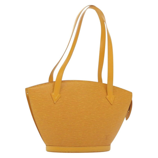 Louis Vuitton Saint Jacques Handbag Epi Leather, YELLOW, LEATHER, Handbag