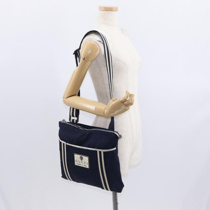 Gucci Vintage Shoulder Bag Nylon, NAVY, NYLON, Shoulder bag