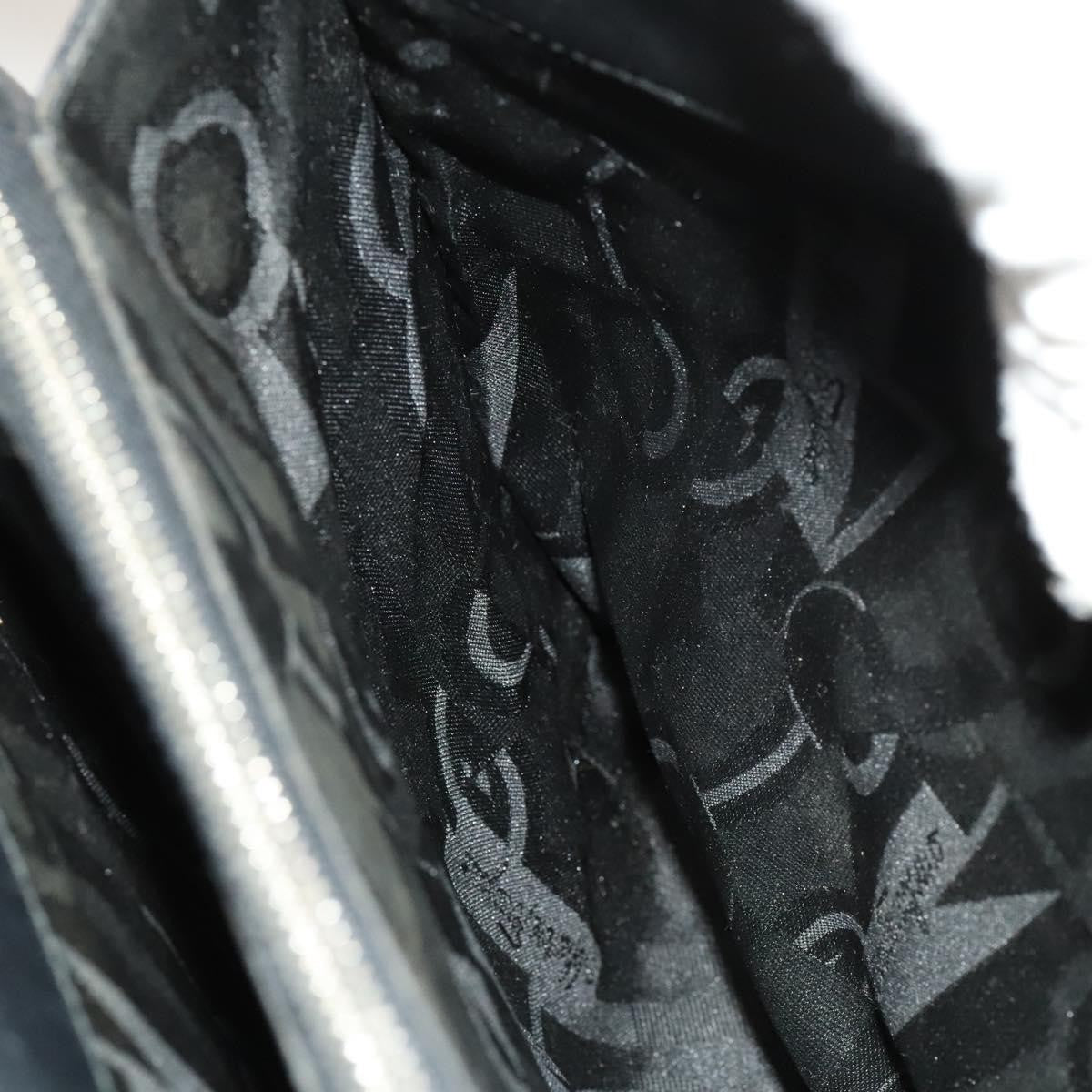 Salvatore Ferragamo Gancini Shoulder Bag Leather, BLACK, LEATHER, Shoulder bag