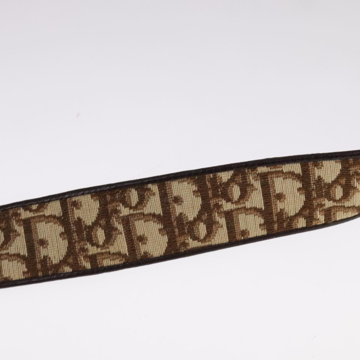 Christian Dior D Buckle Belt Canvas and Leather, BROWN, CANVAS, Belts