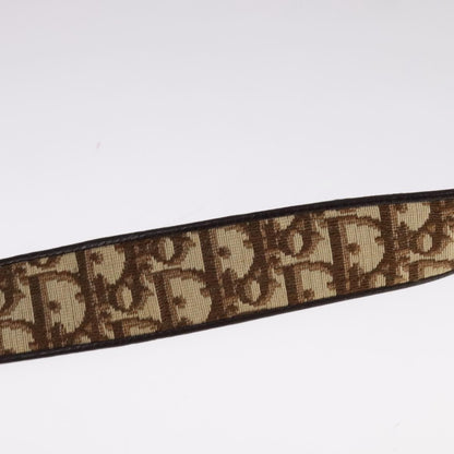 Christian Dior D Buckle Belt Canvas and Leather, BROWN, CANVAS, Belts