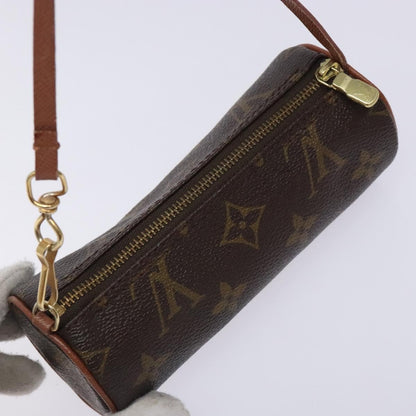 Louis Vuitton Papillon Pochette Monogram Canvas, BROWN, CANVAS, Handbag