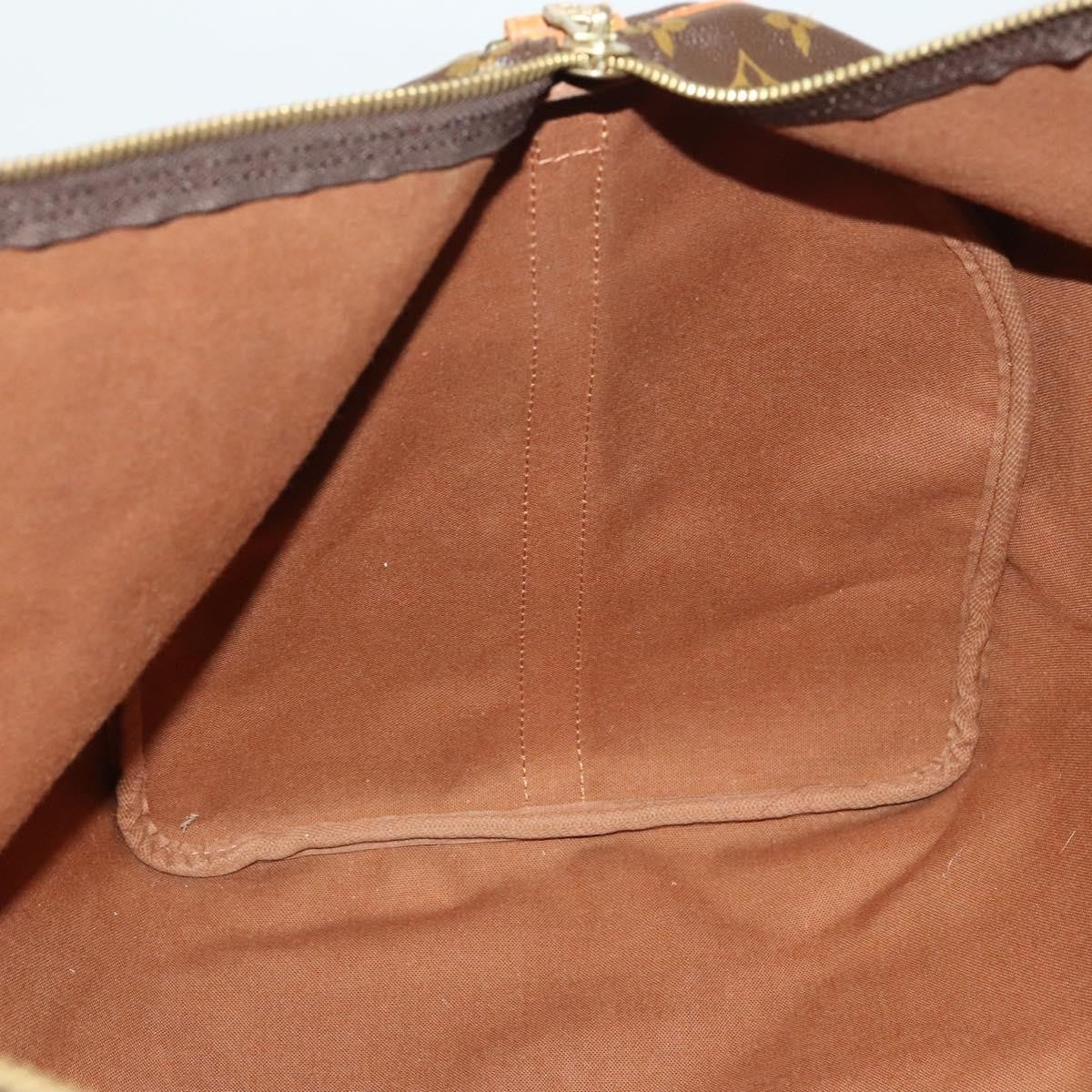 Louis Vuitton Keepall Bandouliere Bag Monogram Canvas, BROWN, CANVAS, Travel bag