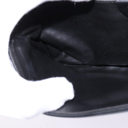Celine Shoulder Bag Leather, BLACK, LEATHER, Shoulder bag