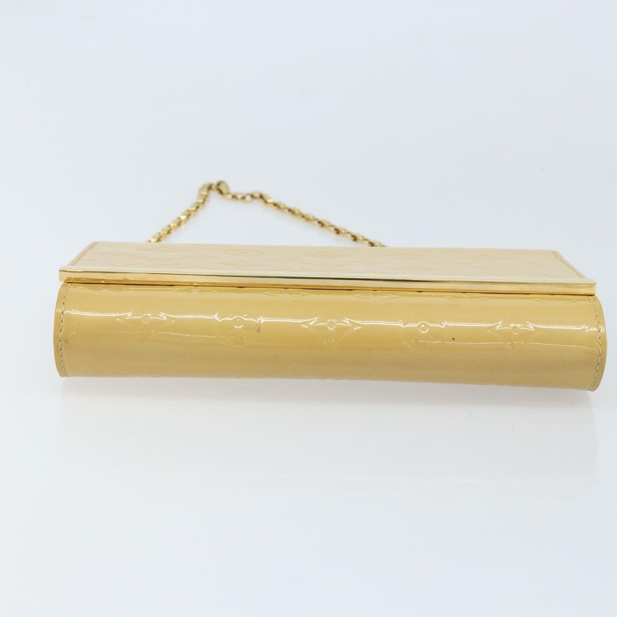 Louis Vuitton Ana Bag Monogram Vernis, YELLOW, PATENT_LEATHER, Clutche & pouche