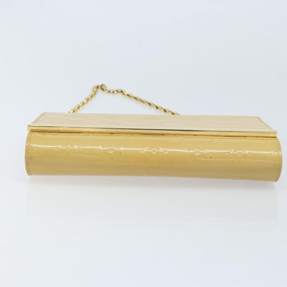 Louis Vuitton Ana Bag Monogram Vernis, YELLOW, PATENT_LEATHER, Clutche & pouche