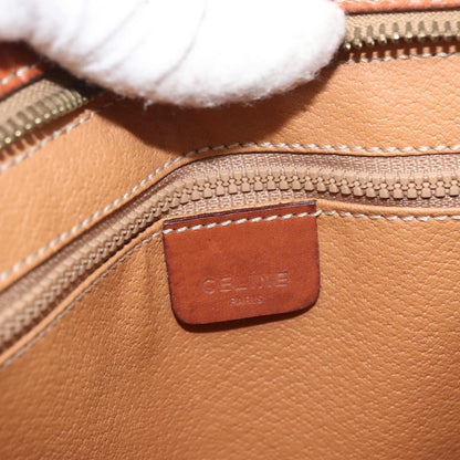 Celine Macadam Pochette Canvas and Leather, BROWN, CANVAS, Clutche & pouche