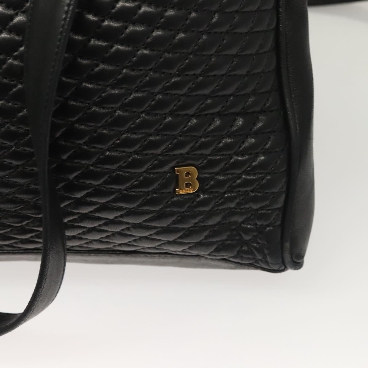 Bally Vintage Tote Bag Leather, Black, Leather, Tote Bag