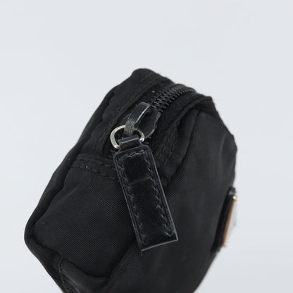 Prada Vintage Pouch Tessuto, BLACK, NYLON, Clutche & pouche