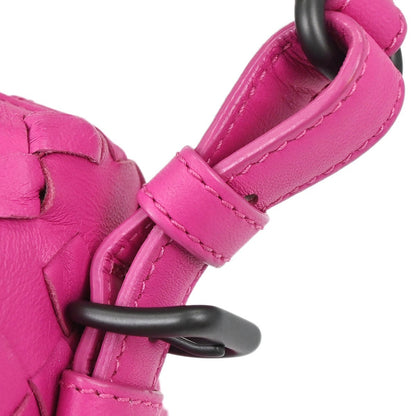 Bottega Veneta Intrecciato Handbag Leather, Pink, Leather, Handbag