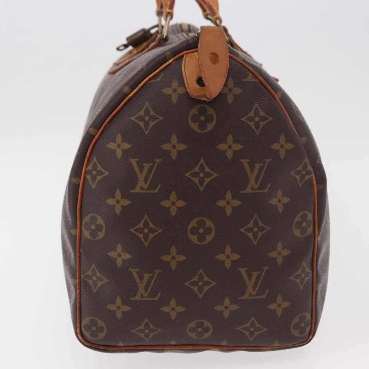 Louis Vuitton Speedy Handbag Monogram Canvas, Brown, Canvas, Handbag