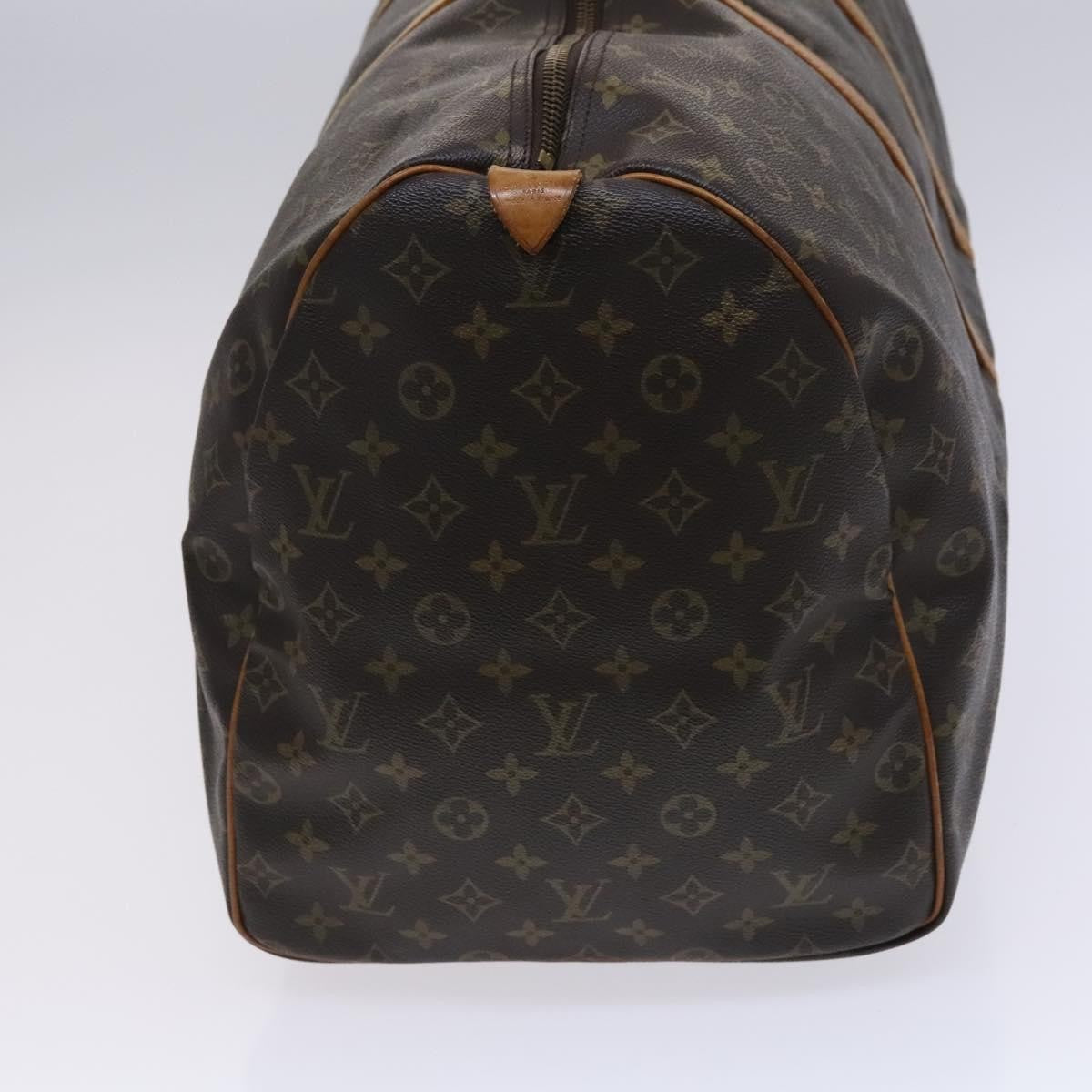 Louis Vuitton Keepall Bag Monogram Canvas, BROWN, CANVAS, Travel bag