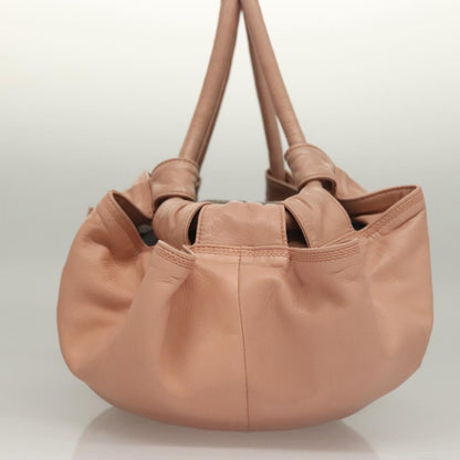 Loewe Anagram Logo Nappa Aire Hand Bag Leather, PINK, LEATHER, Handbag