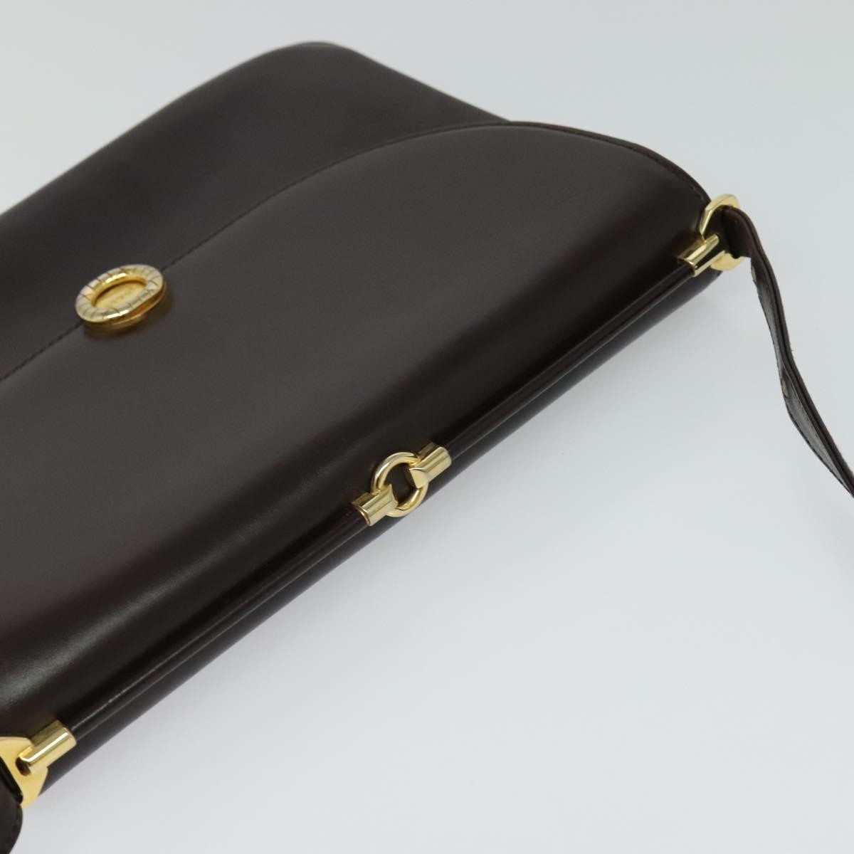 Bally Vintage Shoulder Bag Leather, BROWN, LEATHER, Shoulder bag