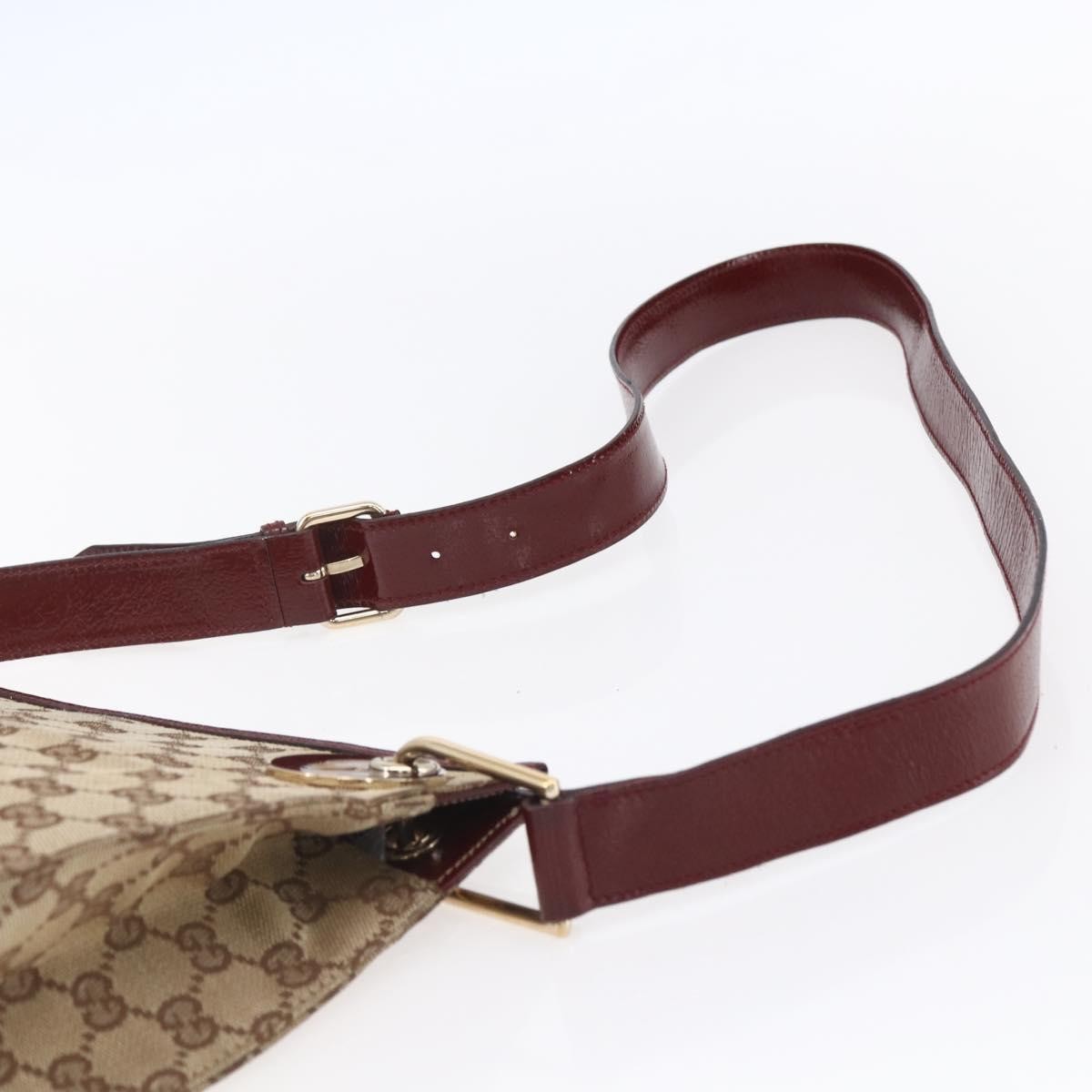 Gucci Eclipse Messenger GG Canvas, BEIGE, CANVAS, Shoulder bag