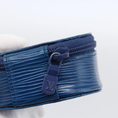Louis Vuitton Ecrin Bijoux Jewelry Case Epi Leather, BLUE, LEATHER, Clutche & pouche