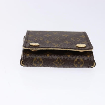 Louis Vuitton CASE JEWELRY BOX Canvas, BROWN, CANVAS, Wallets