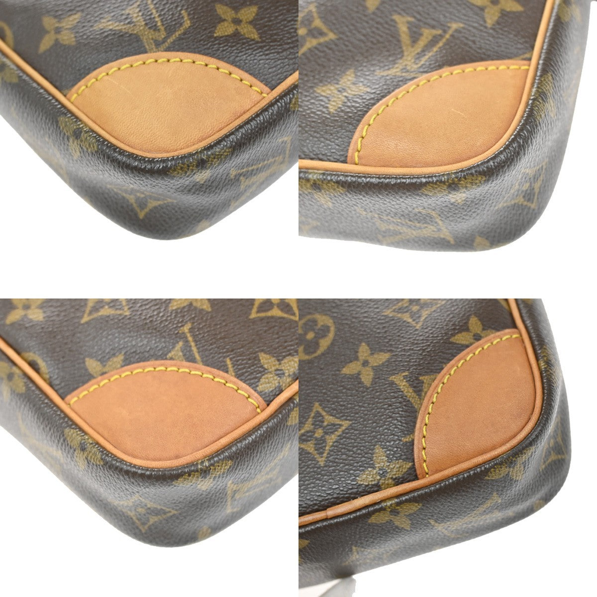 Louis Vuitton Danube Handbag Monogram Canvas, BROWN, CANVAS, Shoulder bag