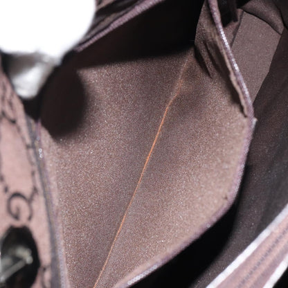 Gucci Bamboo tote bag Canvas, BROWN, CANVAS, Tote bag