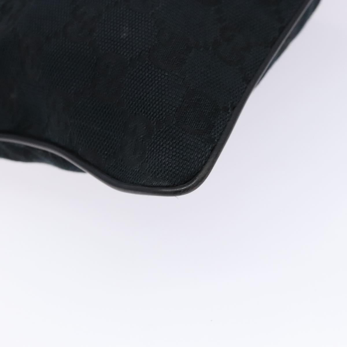 Gucci Web Strap Zip Messenger Bag GG Canvas, BLACK, CANVAS, Shoulder bag