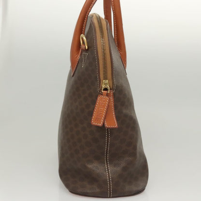 Celine Macadam Handbag Macadam with leather, Brown, Canvas, Handbag
