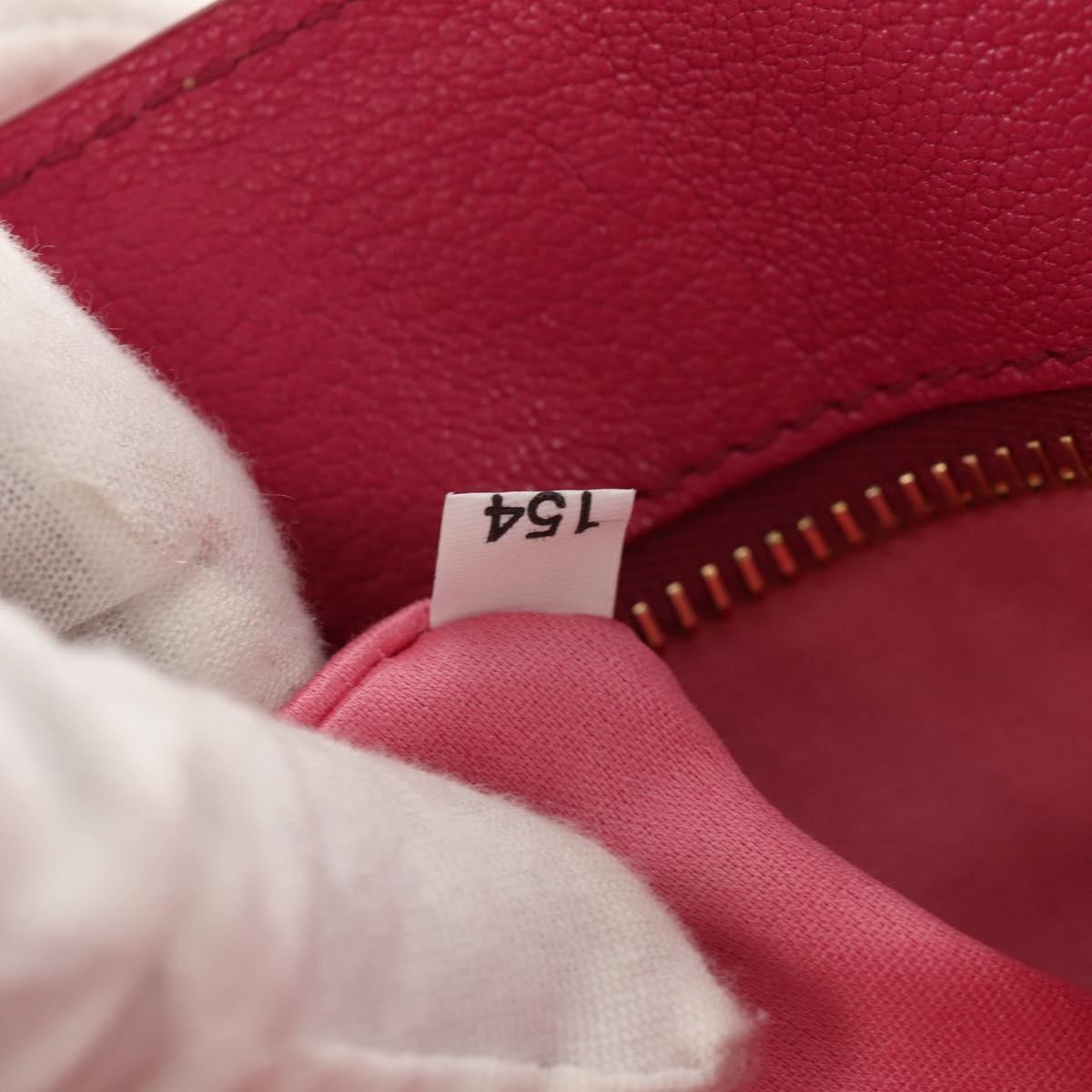 Miu Miu Madras Convertible Lock Tote Leather, PINK, LEATHER, Handbag