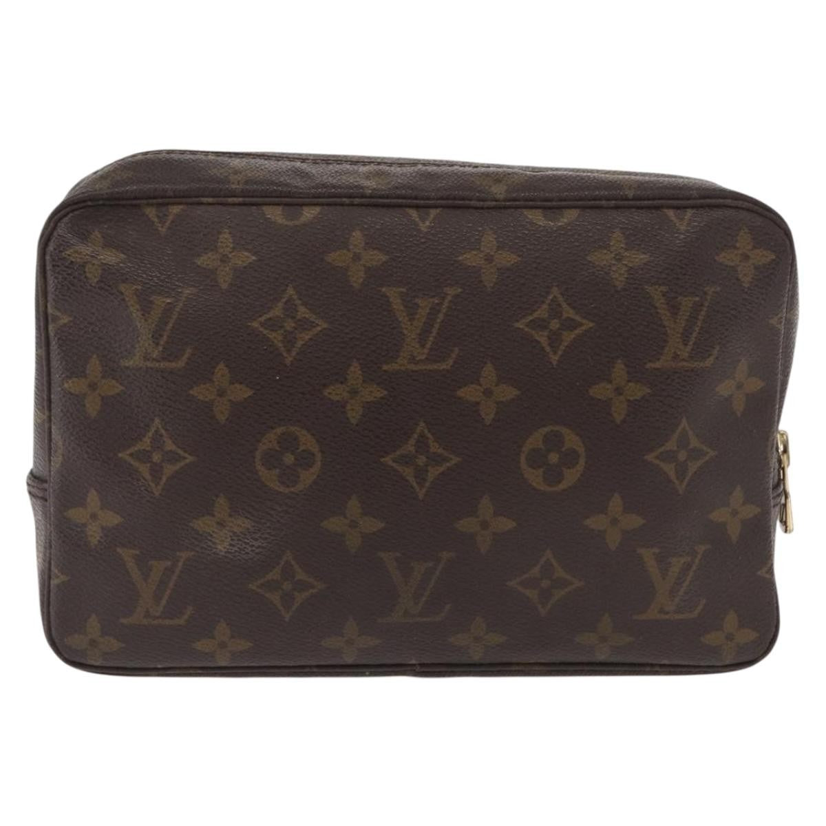 Louis Vuitton Trousse Toilette Monogram Canvas, BROWN, CANVAS, Clutche & pouche
