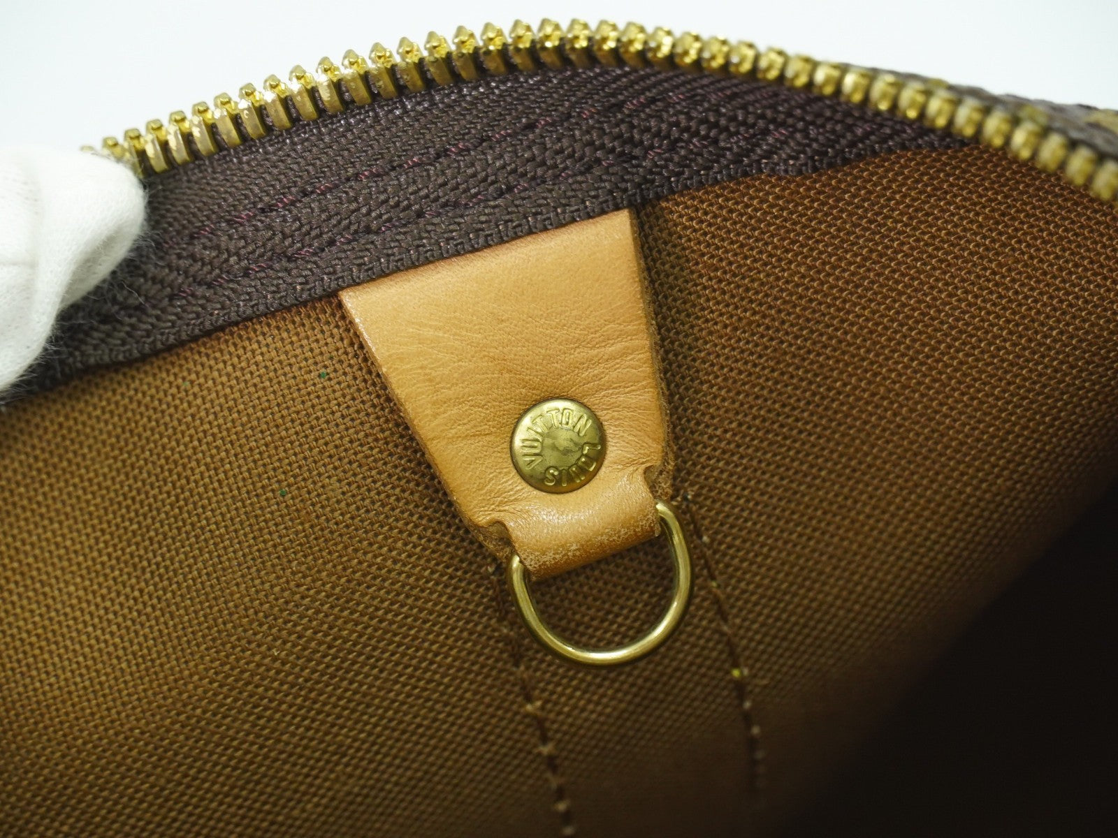 Louis Vuitton Keepall Bag Monogram Canvas, BROWN, CANVAS, Travel bag