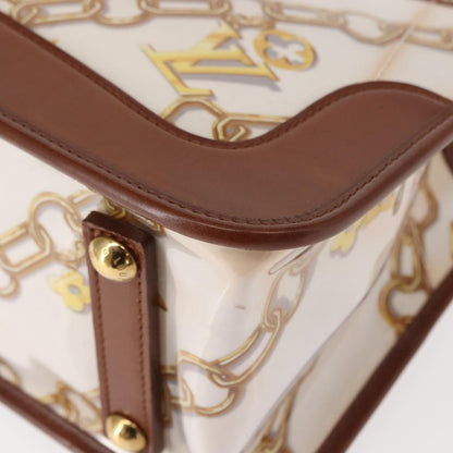 Louis Vuitton Charms Cabas PVC Over Printed Silk, BROWN, CANVAS, Handbag