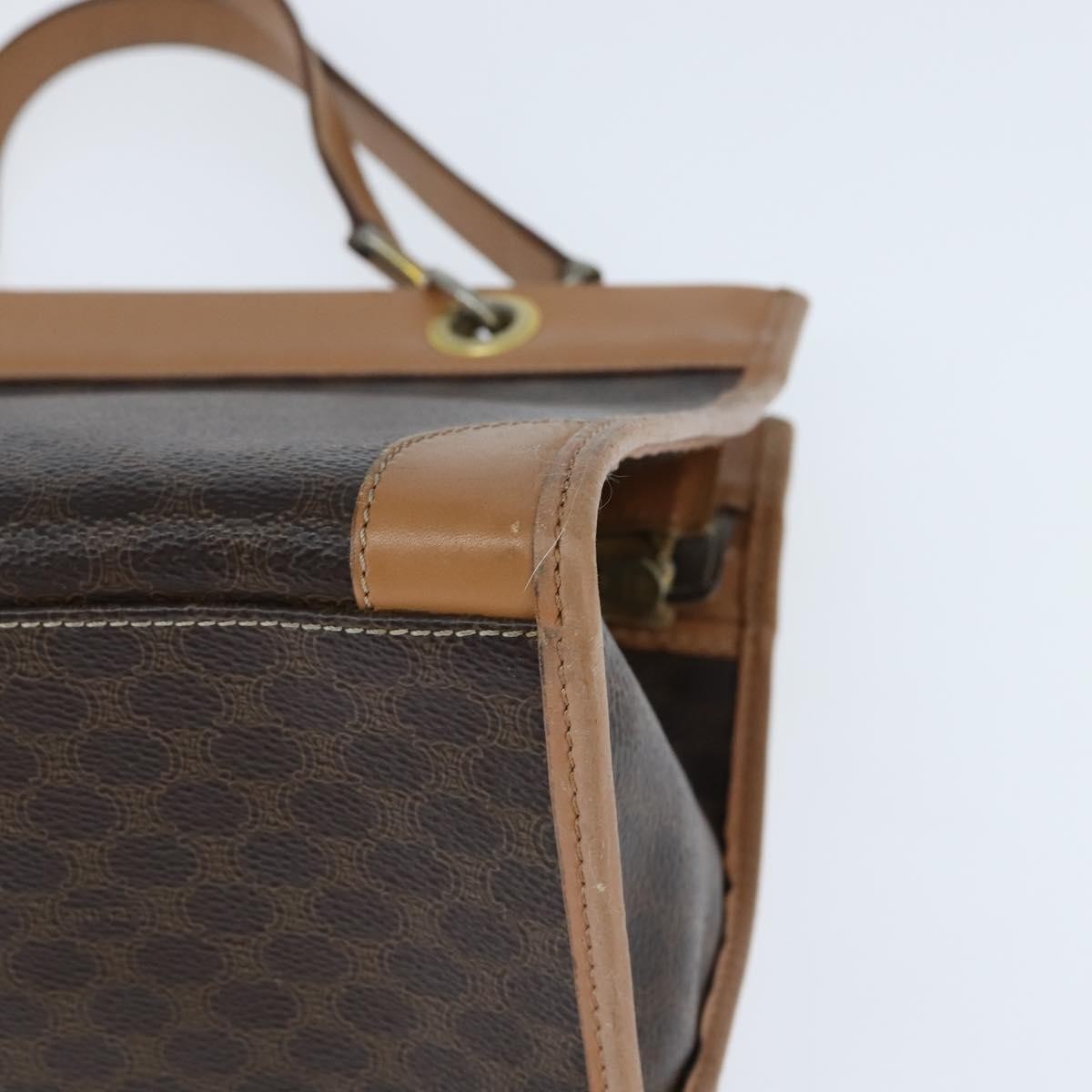 Celine Vintage Macadam Tote bag Canvas, BROWN, CANVAS, Tote bag