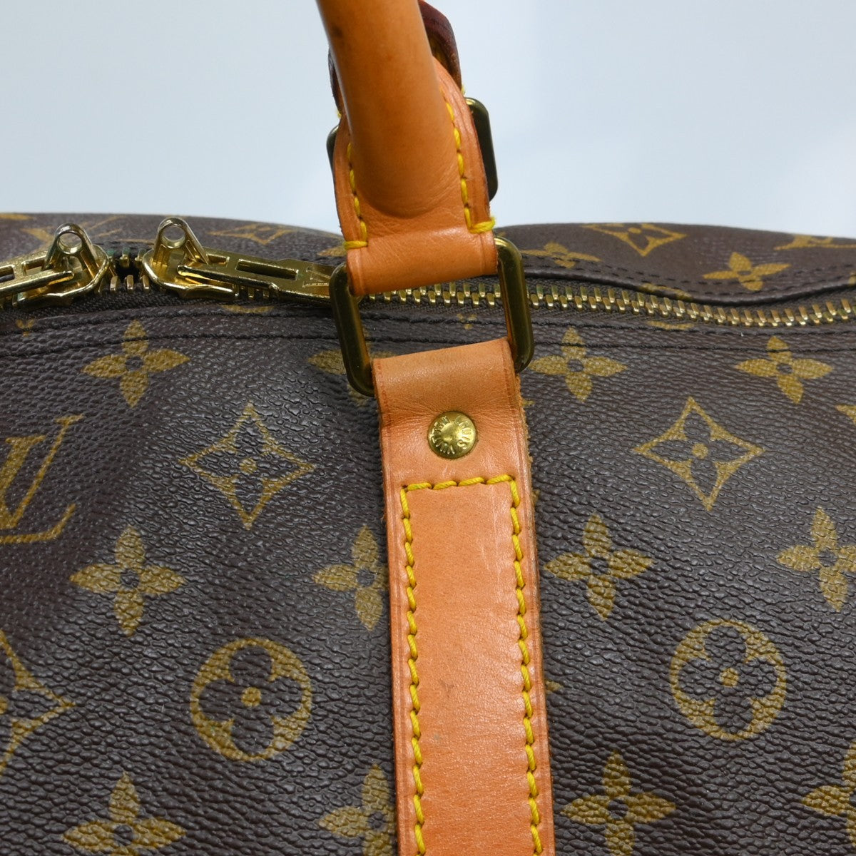 Louis Vuitton Keepall Bag Monogram Canvas, Brown, Canvas, Travel Bag