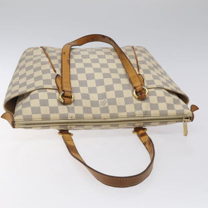 Louis Vuitton Totally Handbag Damier, WHITE, CANVAS, Handbag