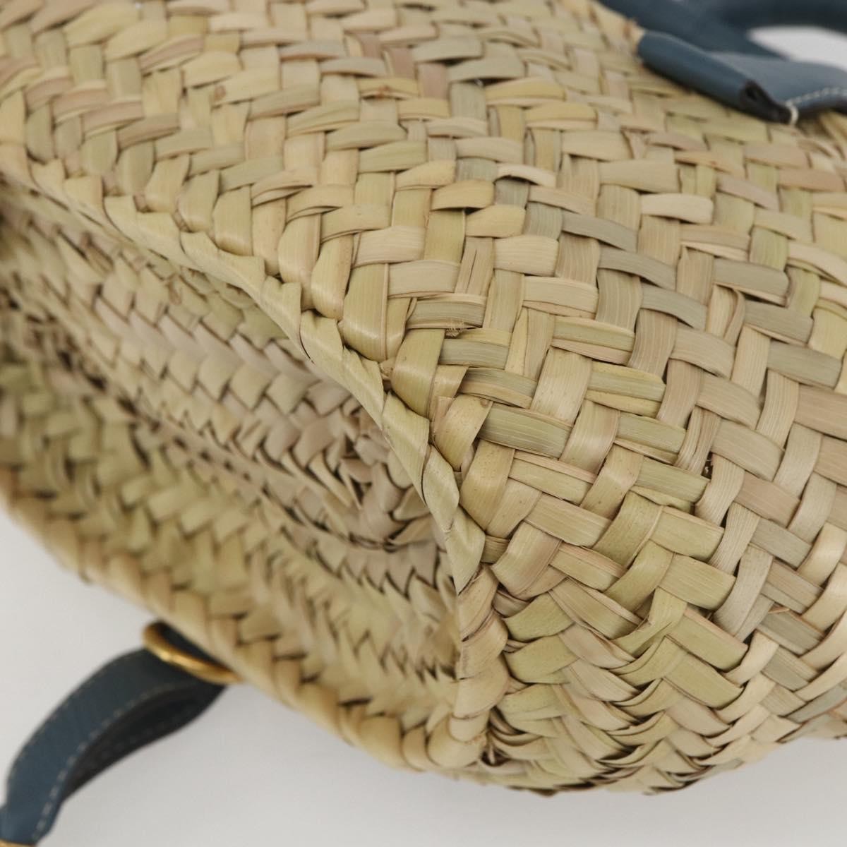 Chloe Marcie Basket Bag Raffia, Beige, Wicker, Tote Bag