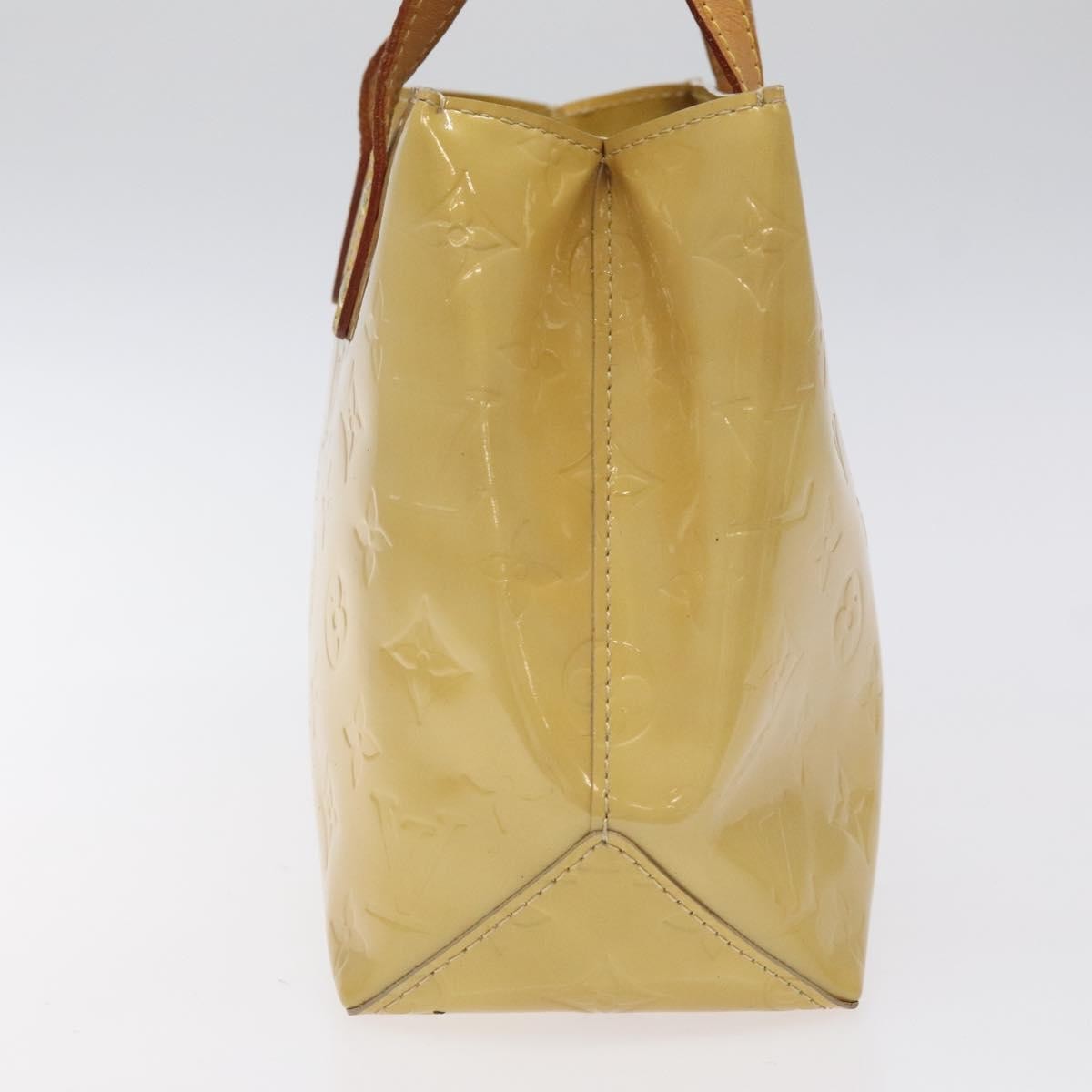 Louis Vuitton Reade Handbag Monogram Vernis, BEIGE, PATENT_LEATHER, Handbag