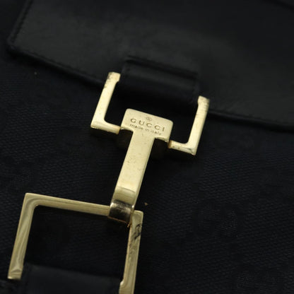 Gucci Vintage Jackie Shoulder Bag Canvas and Leather, Multicolour, Canvas, Shoulder Bag