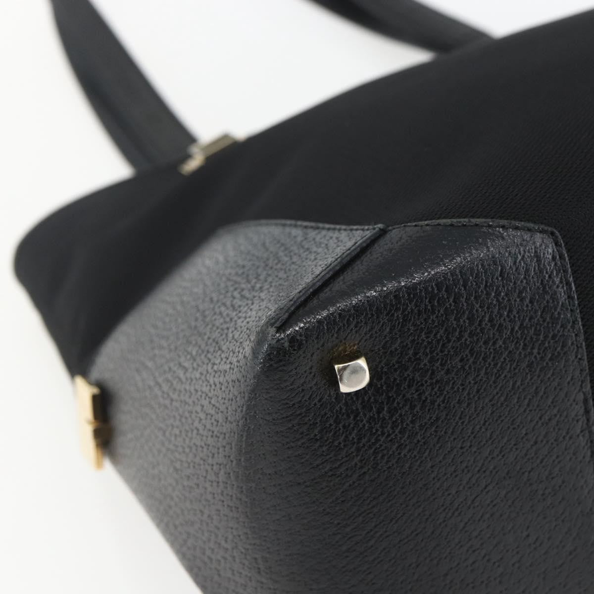 Salvatore Ferragamo Vintage Tote bag Nylon, BLACK, NYLON, Tote bag
