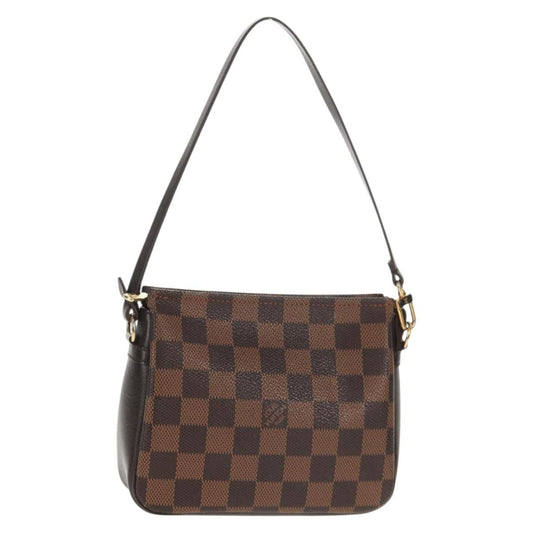 Louis Vuitton Trousse Make Up Bag Damier, BROWN, CANVAS, Clutche & pouche