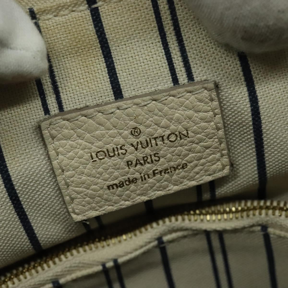 Louis Vuitton Lumineuse Handbag Monogram Empreinte Leather, WHITE, LEATHER, Handbag